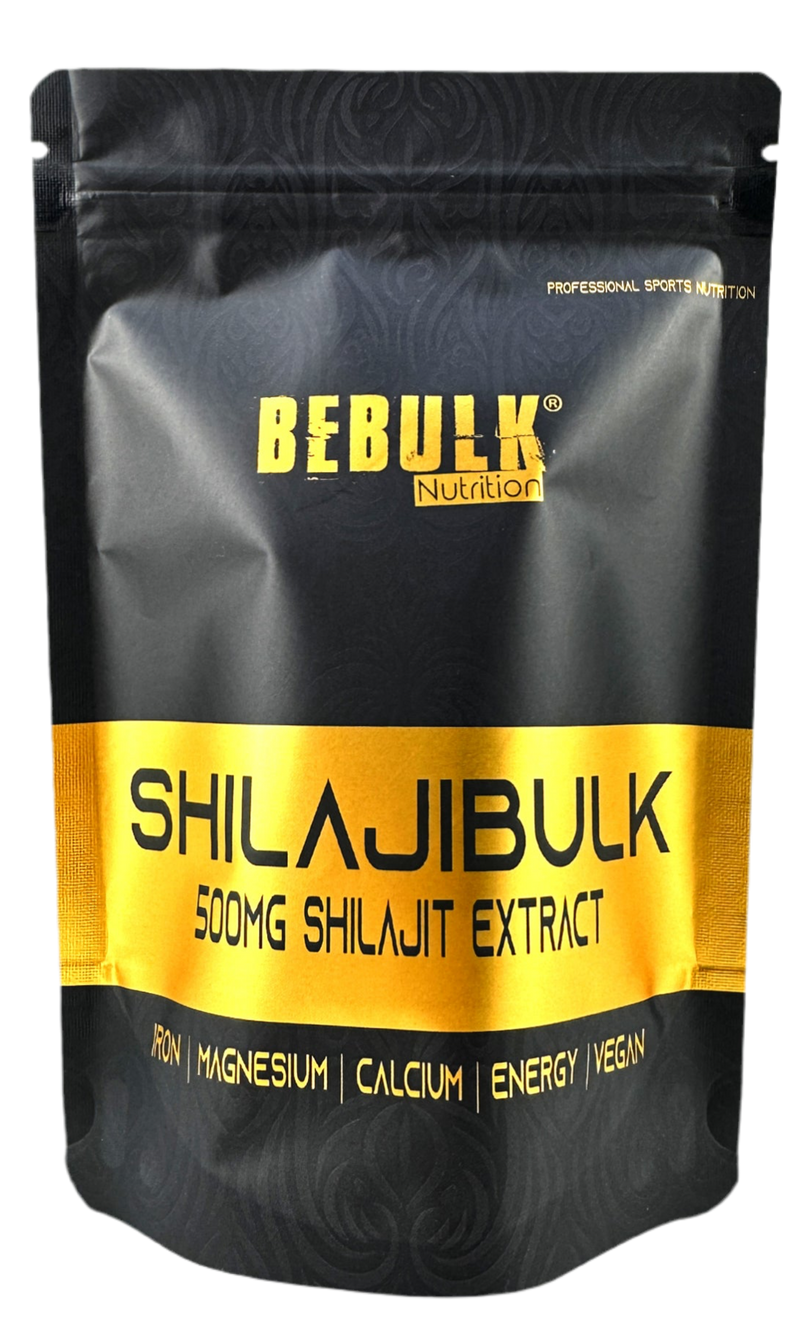 ShilajiBulk – Shilajit 500 mg – Vegan – BeBulk Nutrition 