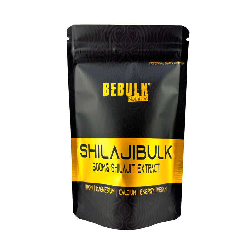 ShilajiBulk – Shilajit 500 mg – Vegan – BeBulk Nutrition 