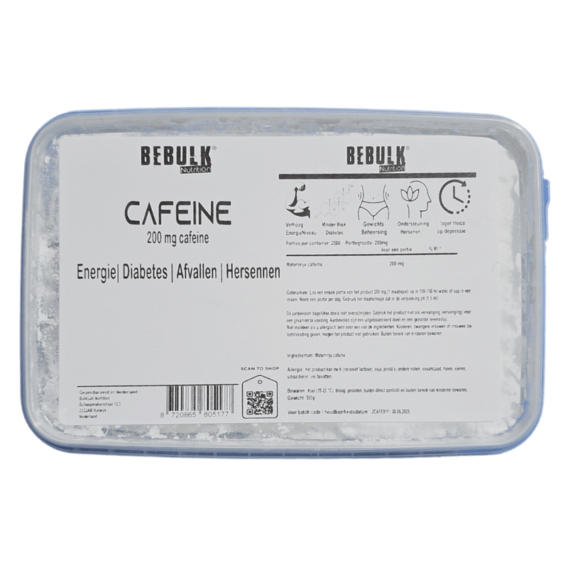 Caffeine Poeder - BeBulk Nutrition