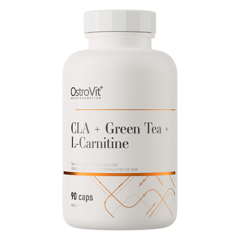 CLA + Grüner Tee + L-Carnitin - 90 Weichkapseln - OstroVit