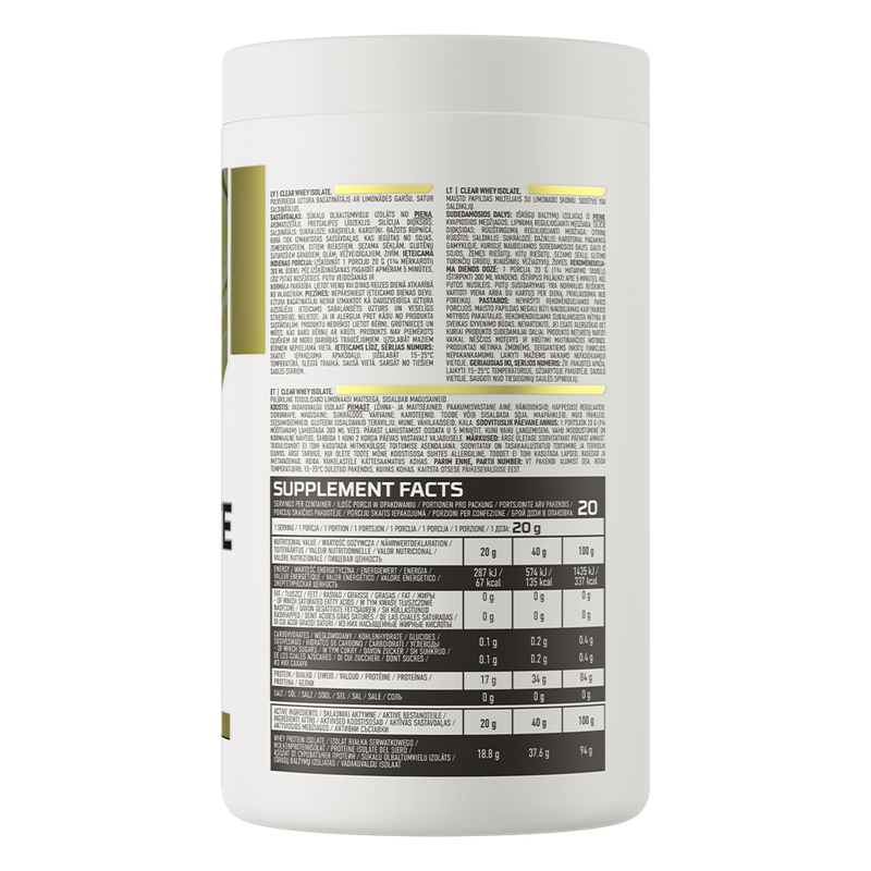 Whey Isolat - 2500g - XXL Nutrition