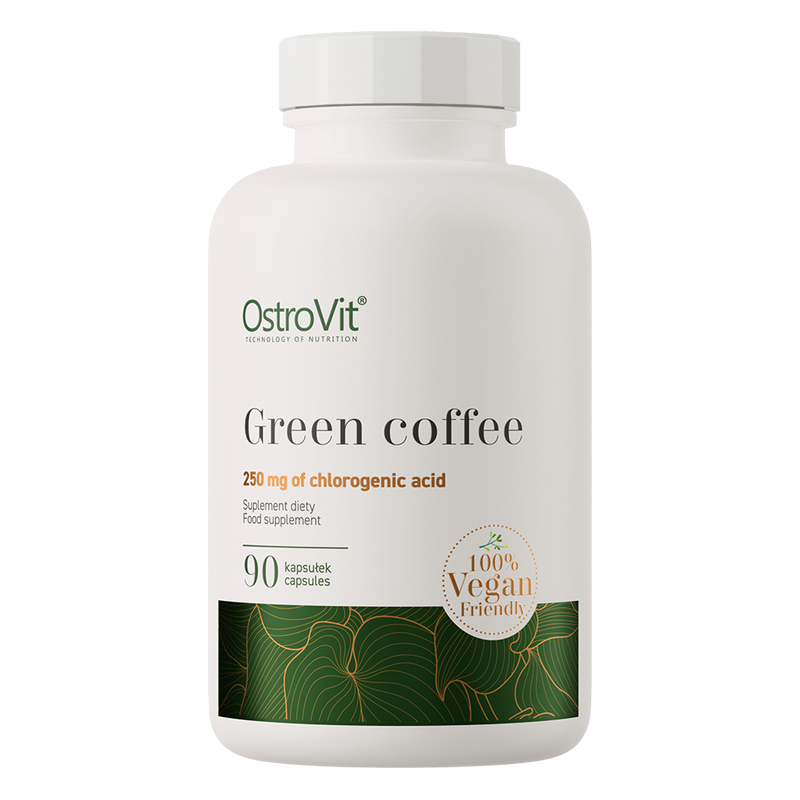 Grüner Kaffee 500mg - Vegan - 90 KapselnOstroVit