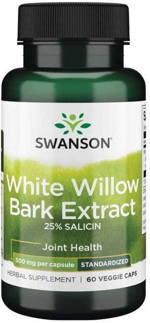 Extract Van Witte Wilgenschors 500mg - 60 Capsules - Swanson