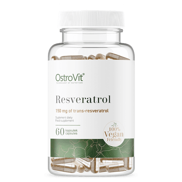 18 x OstroVit Resveratrol VEGE 60 capsules