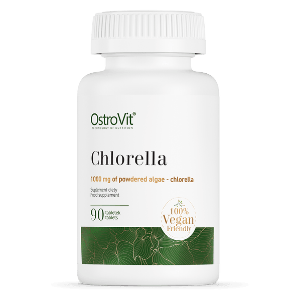 Chlorella 500mg - Vegan - 90 Tablets - OstroVit