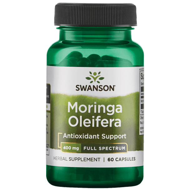 Moringa Oleifera 400mg - Vegan - 60 Capsules - Swanson