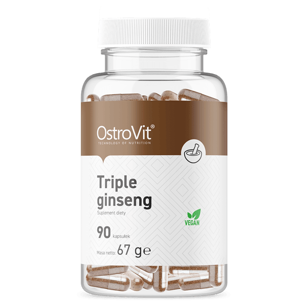 OstroVit Drievoudige Ginseng VEGE 90 capsules