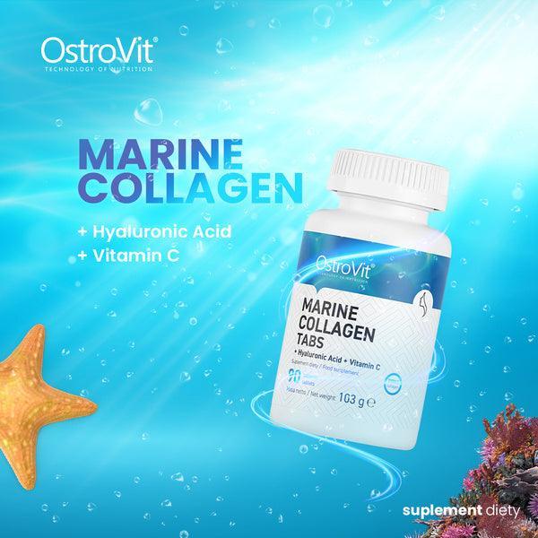 OstroVit Marine Collageen + Hyaluronzuur + Vitamine C 90 tabletten